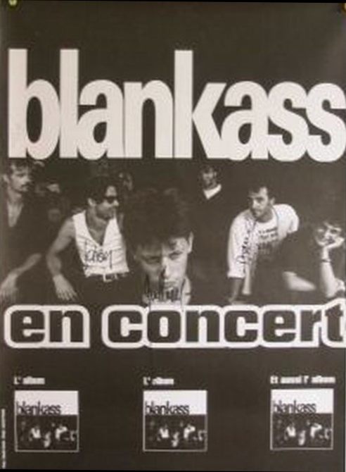 Affiche de la tournée de Blankass Eponyme Tour 1990-1998