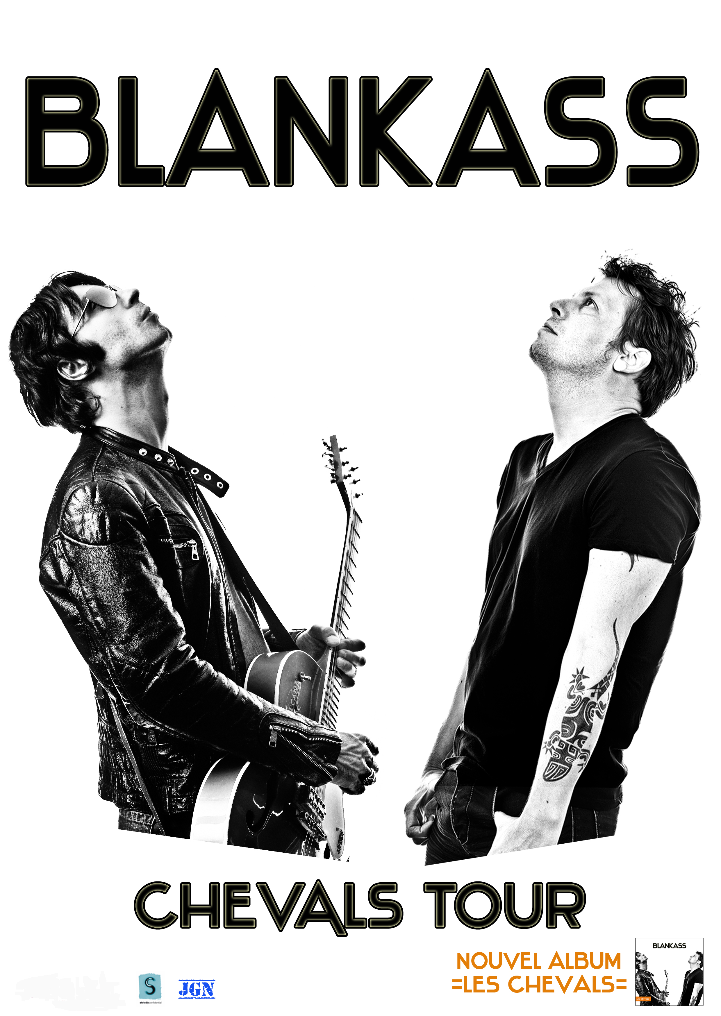 Affiche de la tournée de Blankass Chevals Tour 2011-2013